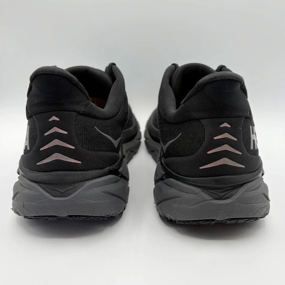 Hoka One One Clifton 8 Men's Size 13 Black Gray Running Shoes